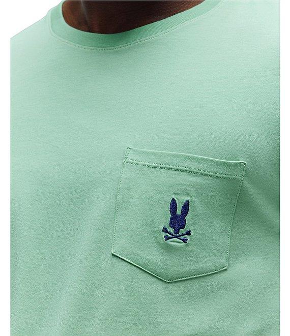 Psycho Bunny Short Sleeve Jersey Pocket Embroidered Bunny Lounge T-Shirt Product Image
