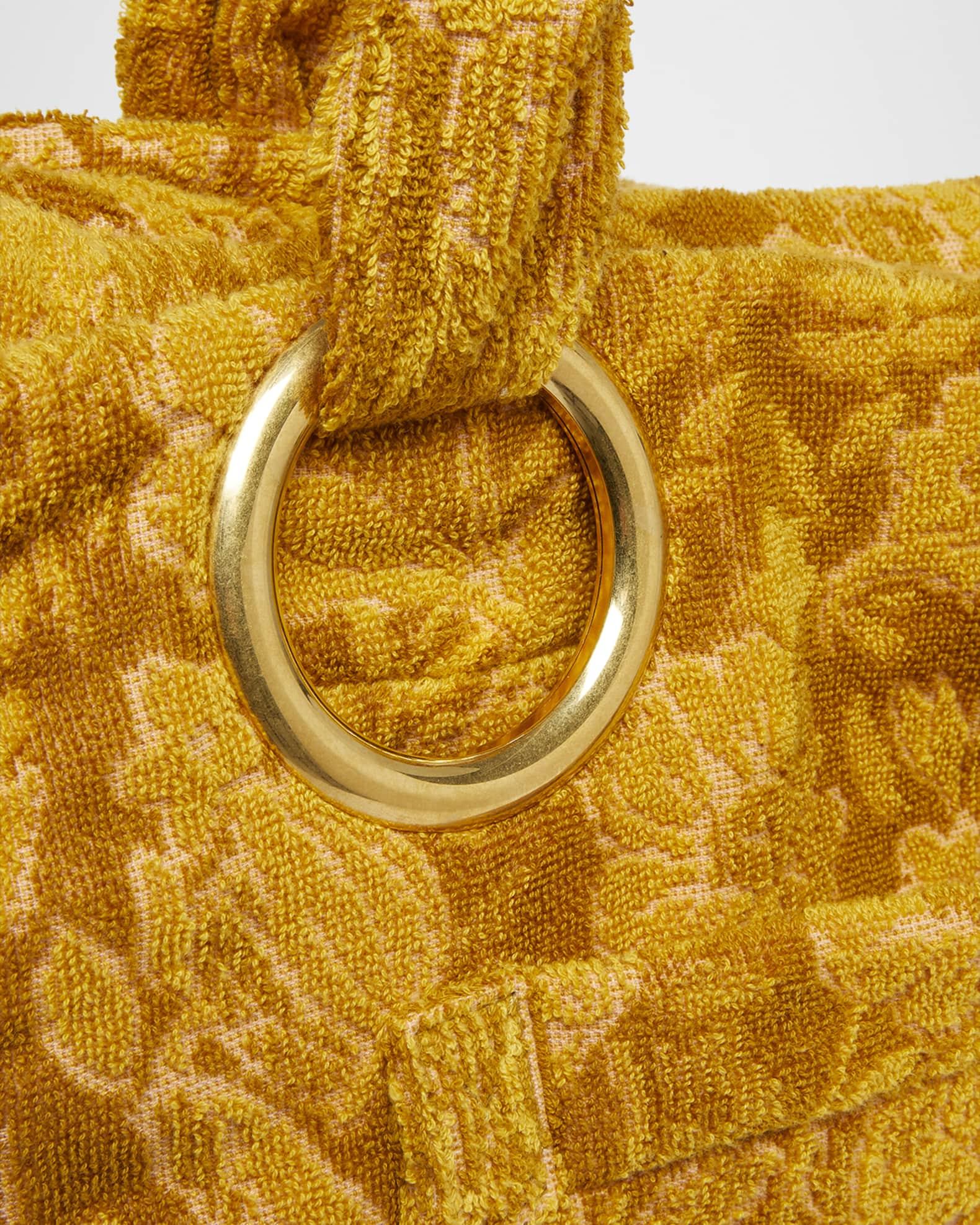 Plage Tote Bag in Jacquard Terry Cloth  Product Image