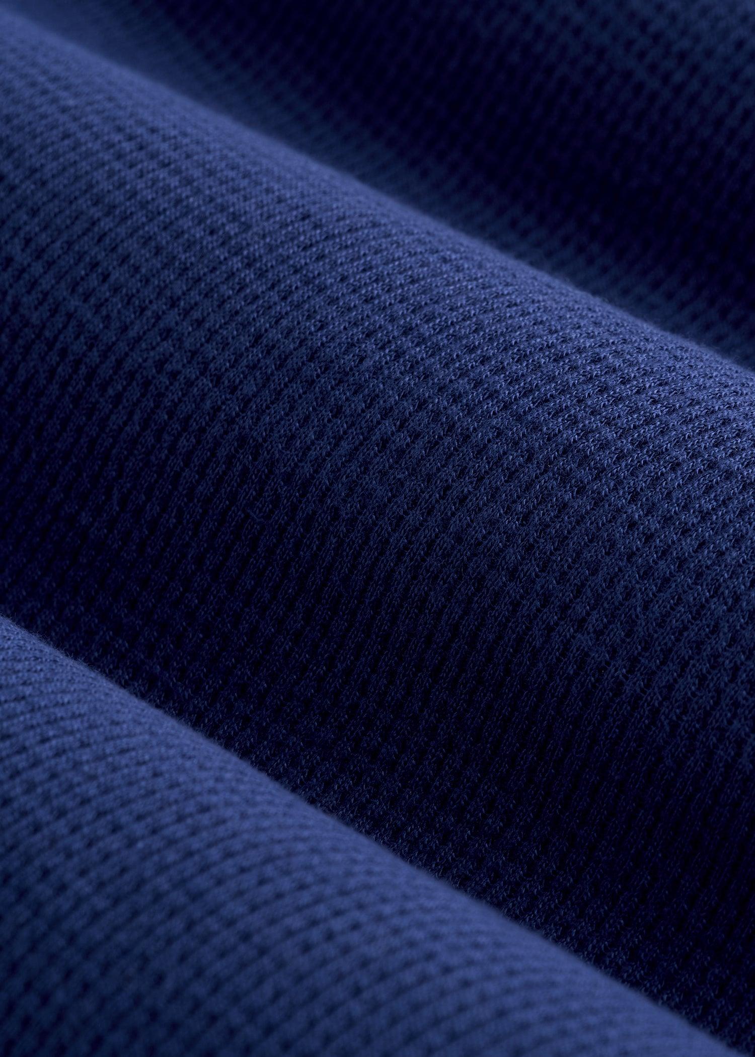 Waffle Lounge Robe for Tall Women in Midnight Blue Female Product Image