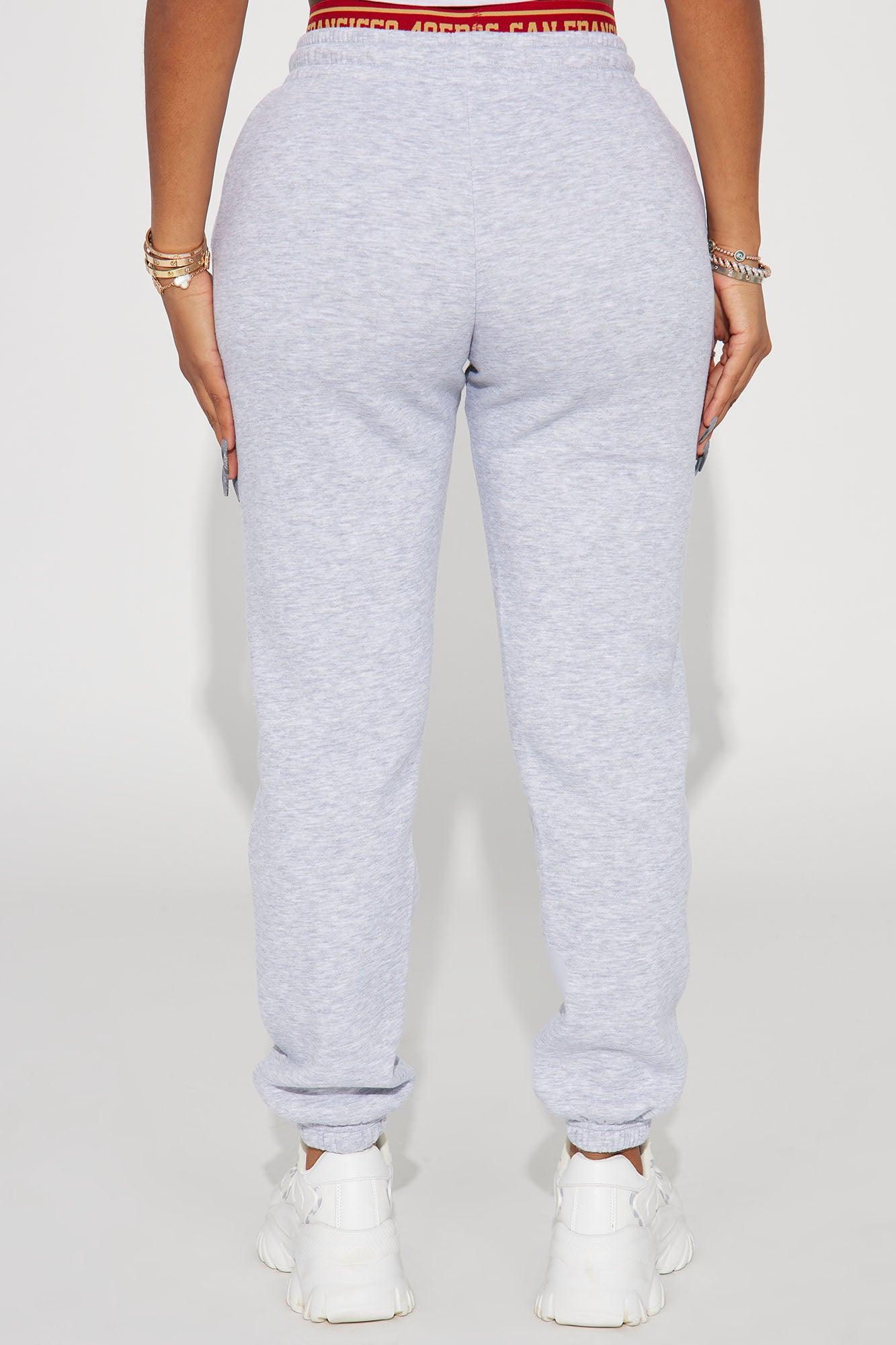 49ers Raise The Bar Sweatpant - Heather Grey Female Product Image