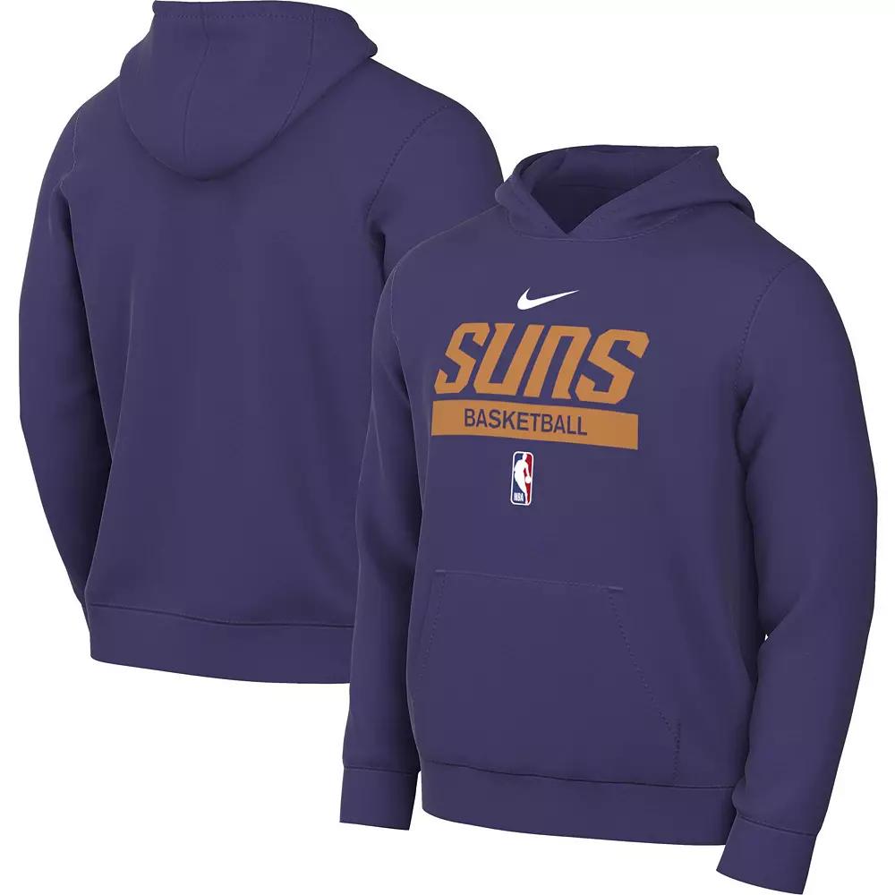 Men's Nike Purple Phoenix Suns 2022/23 Spotlight On-Court Practice Performance Pullover Hoodie,  Product Image