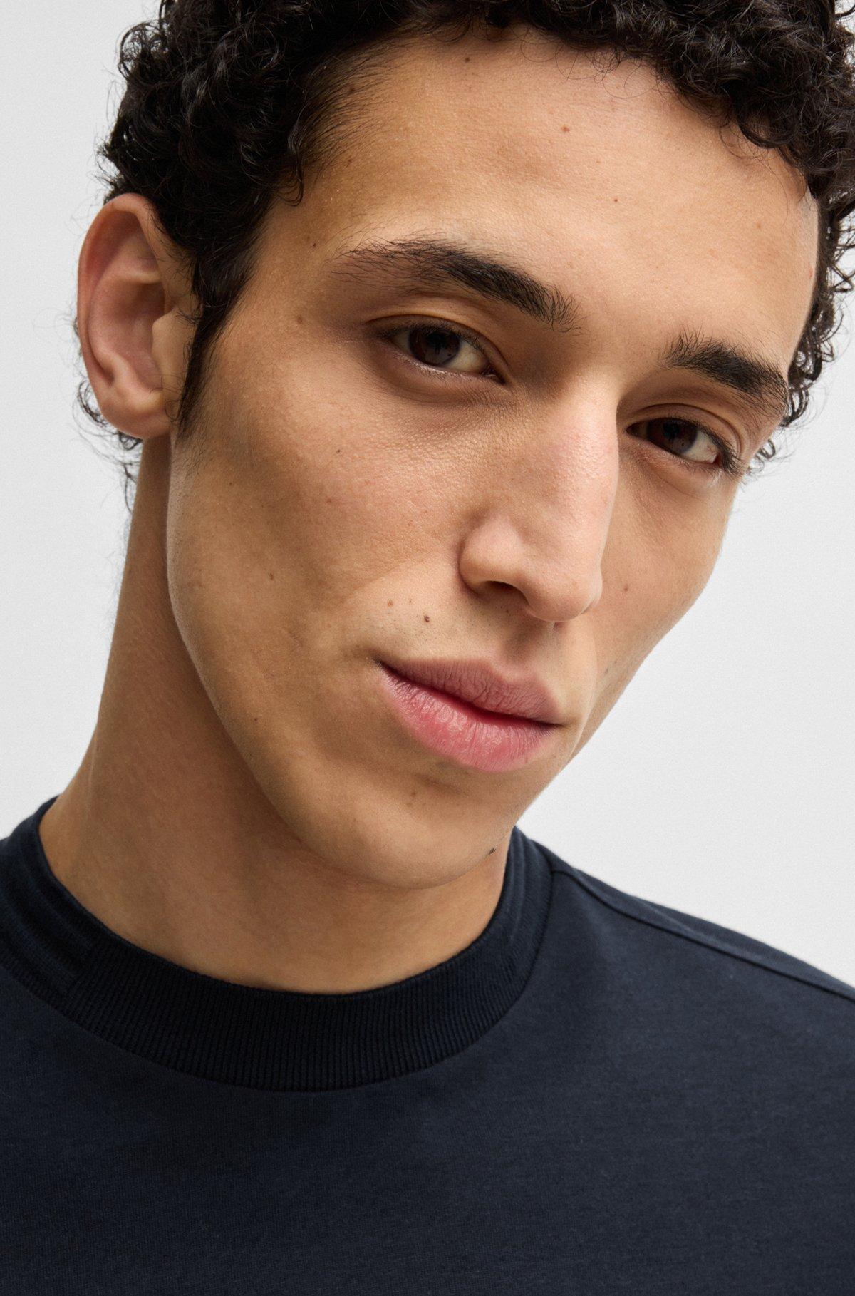 Regular-fit T-shirt in stretch flannel Product Image