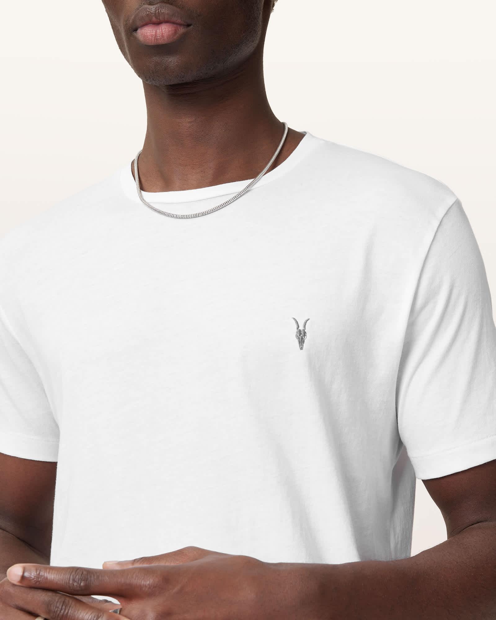 Tonic Crew Neck Slim Ramskull T-Shirt Product Image