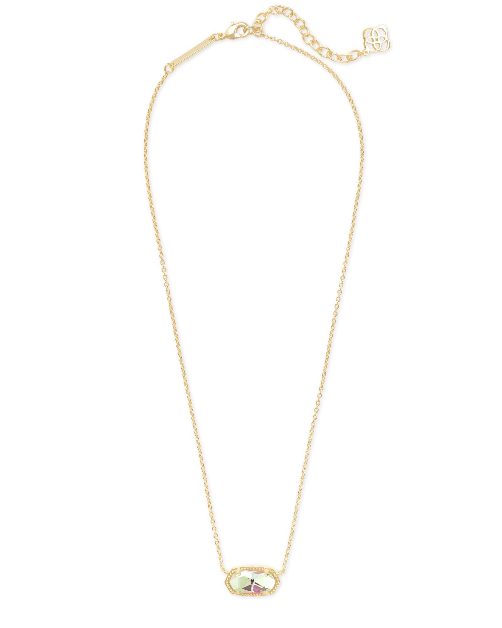 Elisa Gold Short Pendant Necklace Product Image