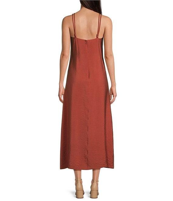 Antonio Melani Isabella Square Neck Sleeveless A-Line Midi Dress Product Image