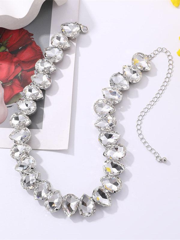Chains Rhine Stones Necklaces Accessories Product Image