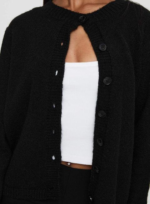 Denmark Cardigan Black Product Image