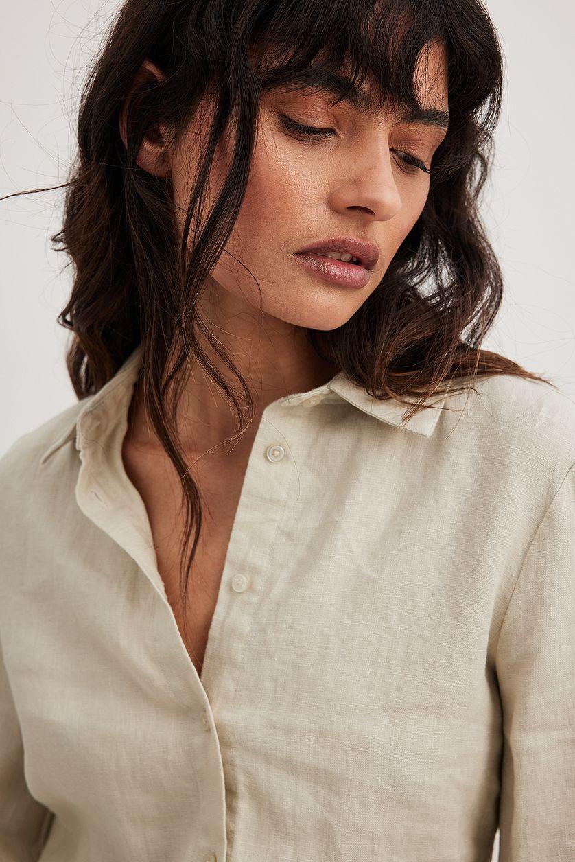 Linen Shirt Dress Product Image