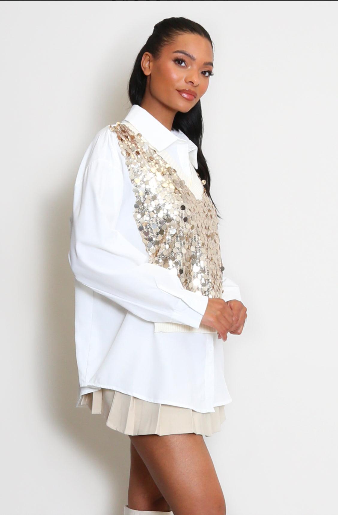 BELLA BLOUSE VEST Product Image