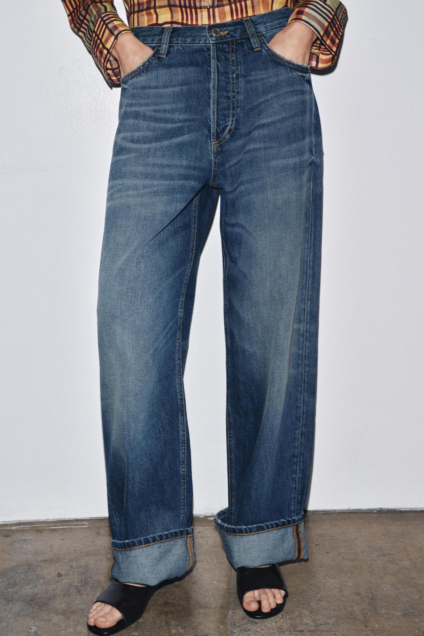 ZW COLLECTION LOW-RISE BAGGY JEANS Product Image