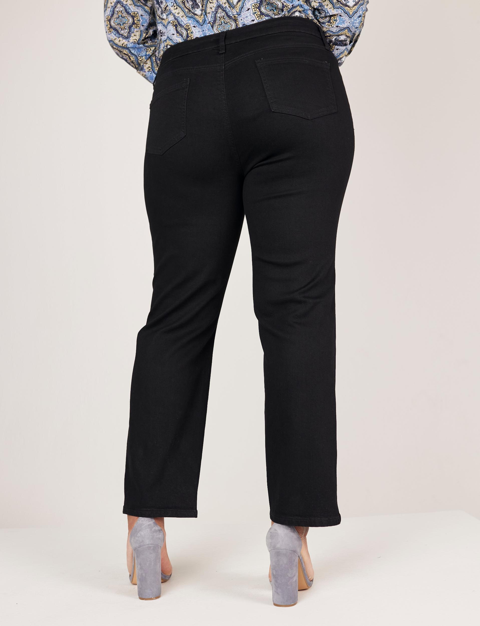 Westport Signature Black Straight Leg Jeans - Plus Female Product Image