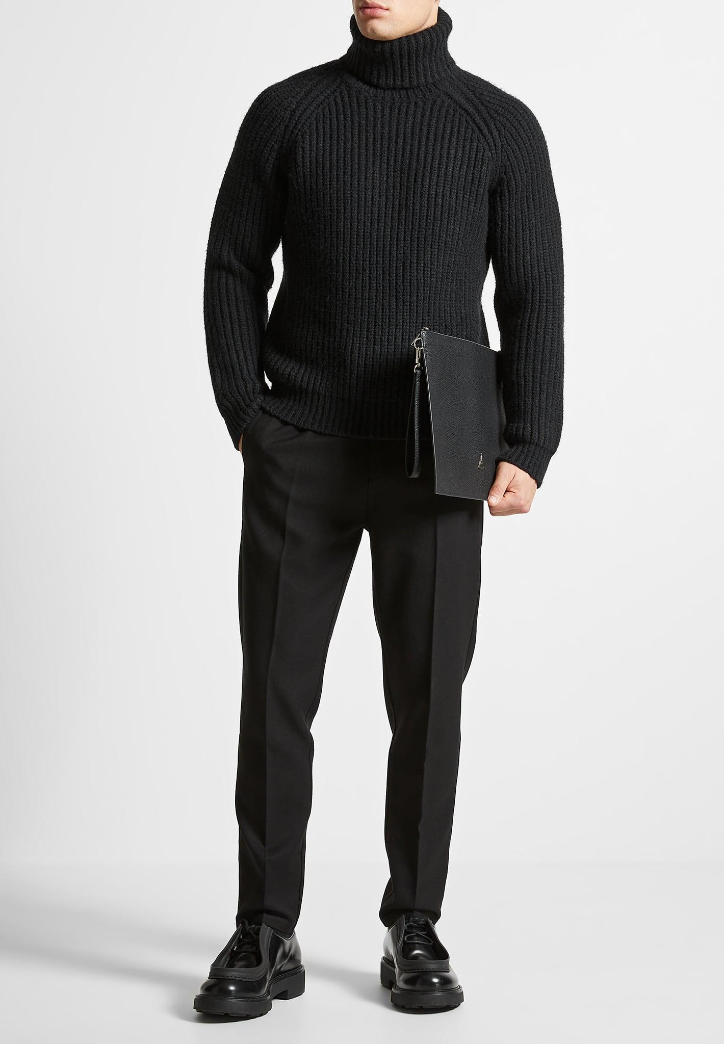 Claude - Slim Fit Tailored Trousers - Black Male Product Image