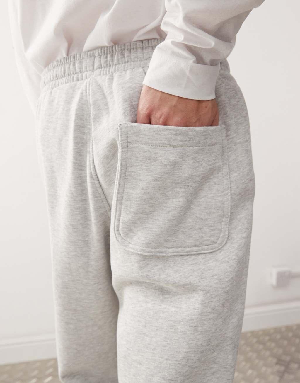 Weekday oversized sweatpants in gray Product Image