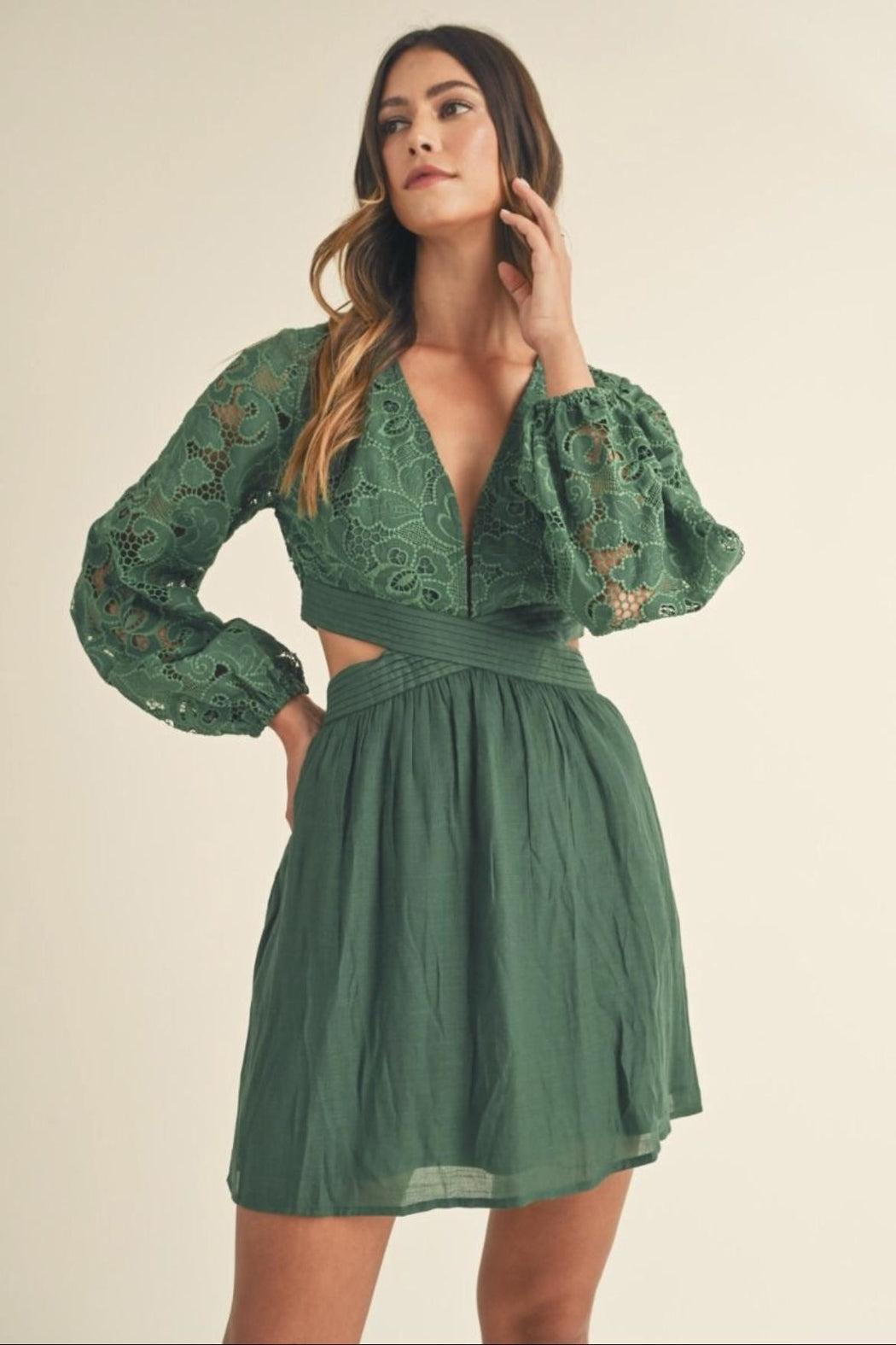 Cut-Out Mini Dress Product Image