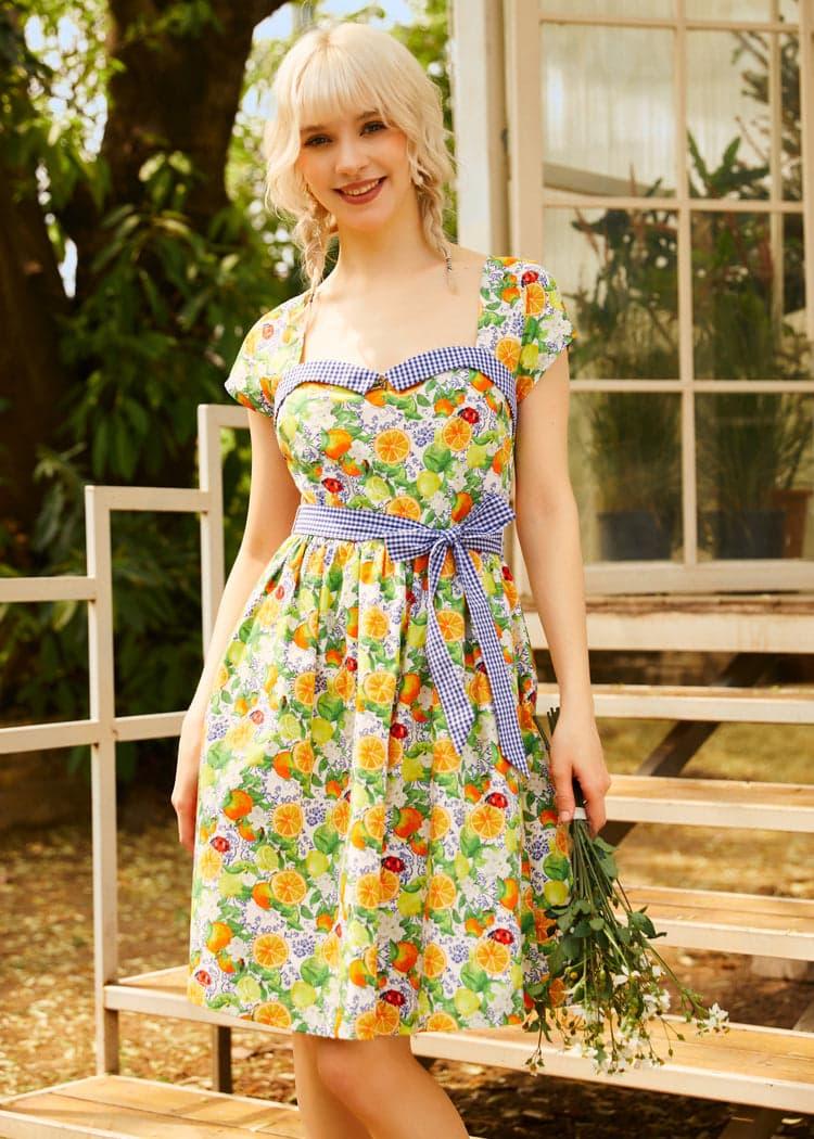 Citrus Serenade Dress Product Image