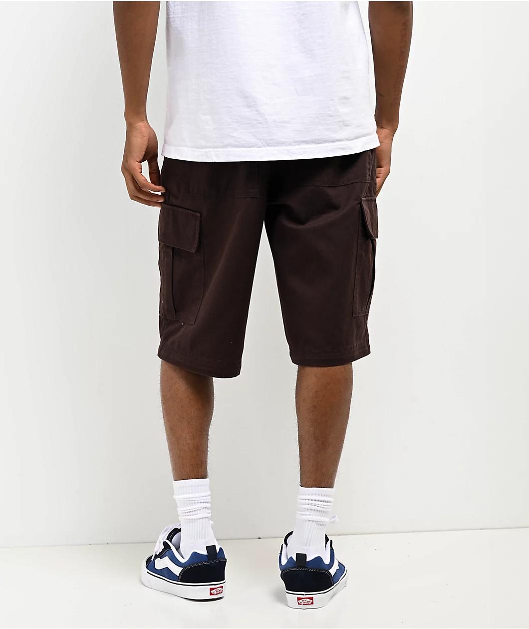 Empyre Brown Zip Off Cargo Skate Pants Product Image