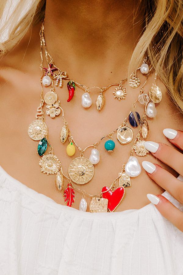 Bubbly Personality Layered Charm Necklace Product Image