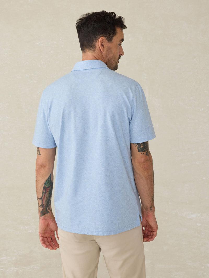 Short-Sleeve Movement™ Polo Shirt - Cardiff Blue Heather Product Image