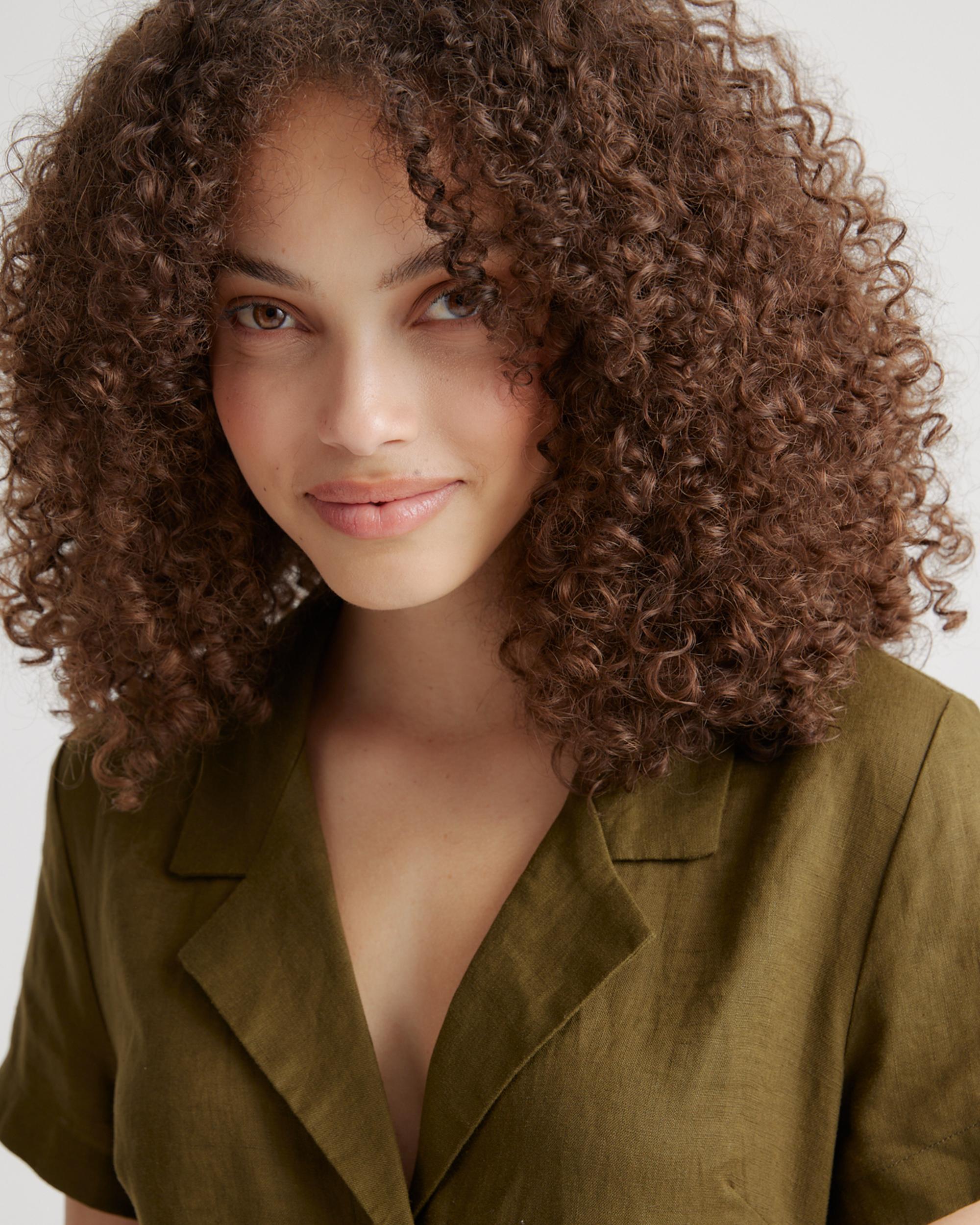 Quince | Women's 100% European Linen Button Front Dress Size XL Product Image