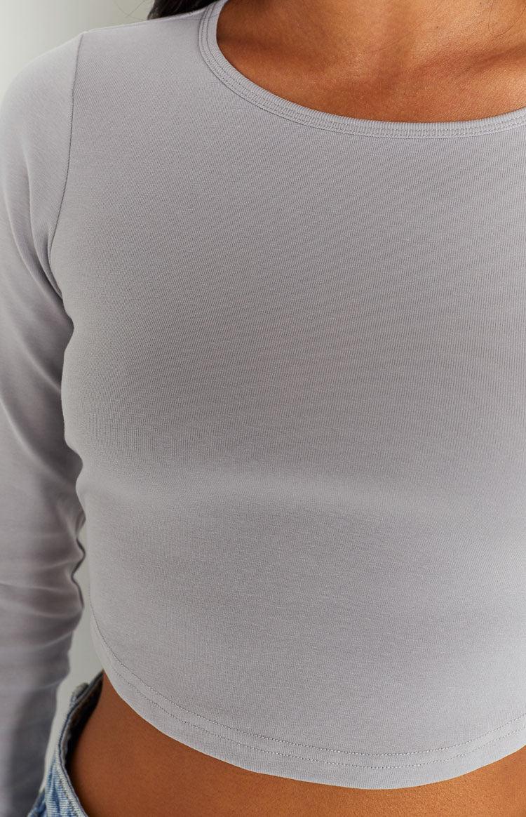 Milja Grey Open Back Top Product Image