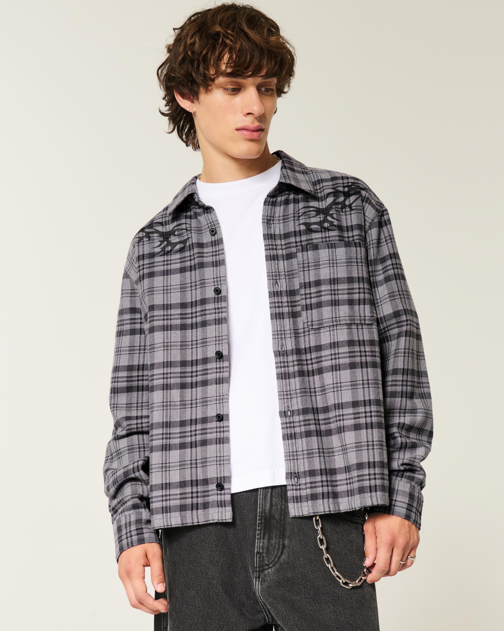 Long-Sleeve Flannel Shirt Product Image