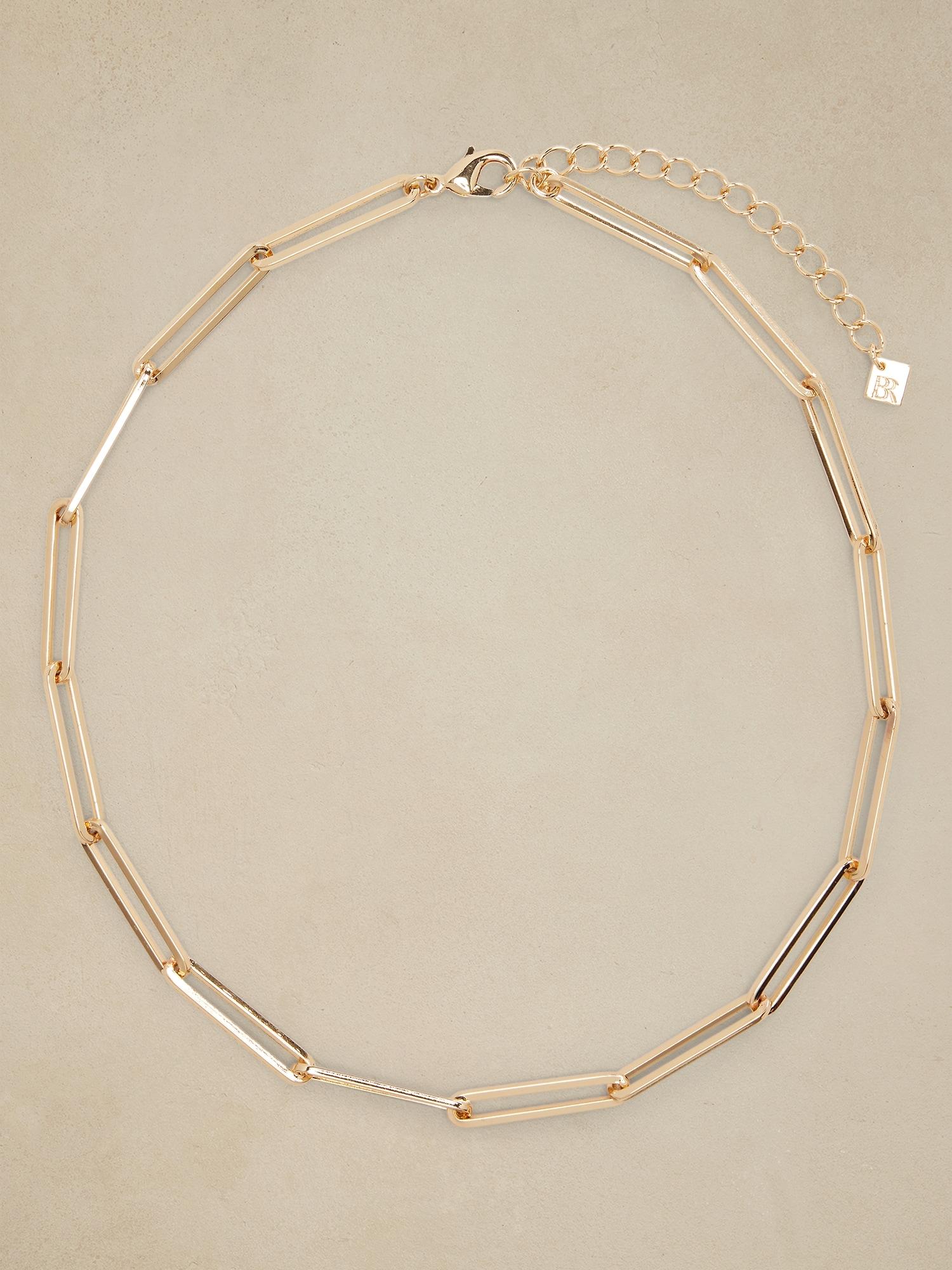 Paperclip Chain Necklace Product Image