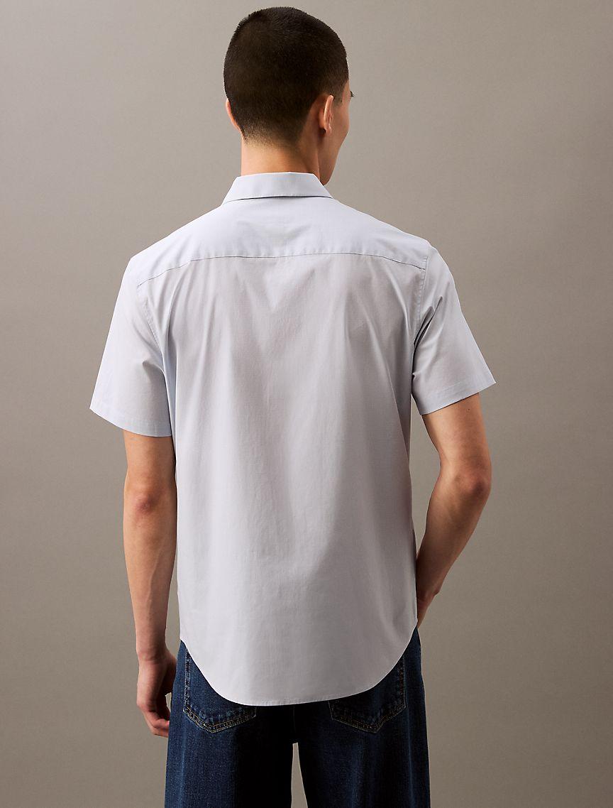 Cotton Stretch Slim Button-Down Shirt Product Image