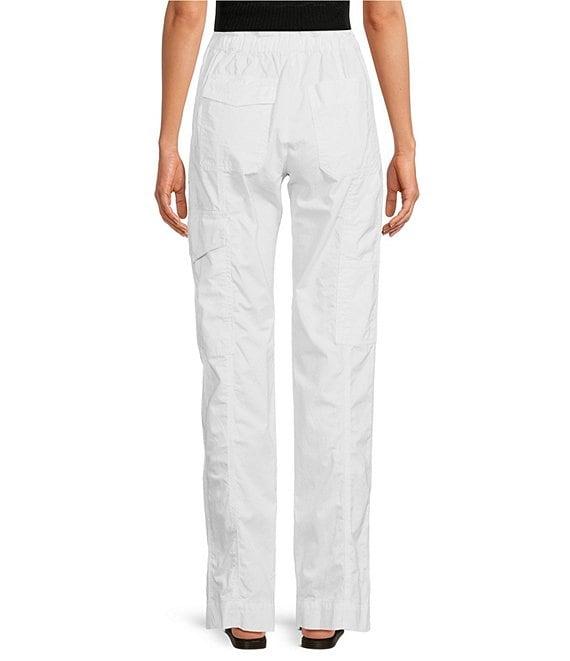 Le' AL.X High Rise Tie Front Cargo Chino Pant Product Image