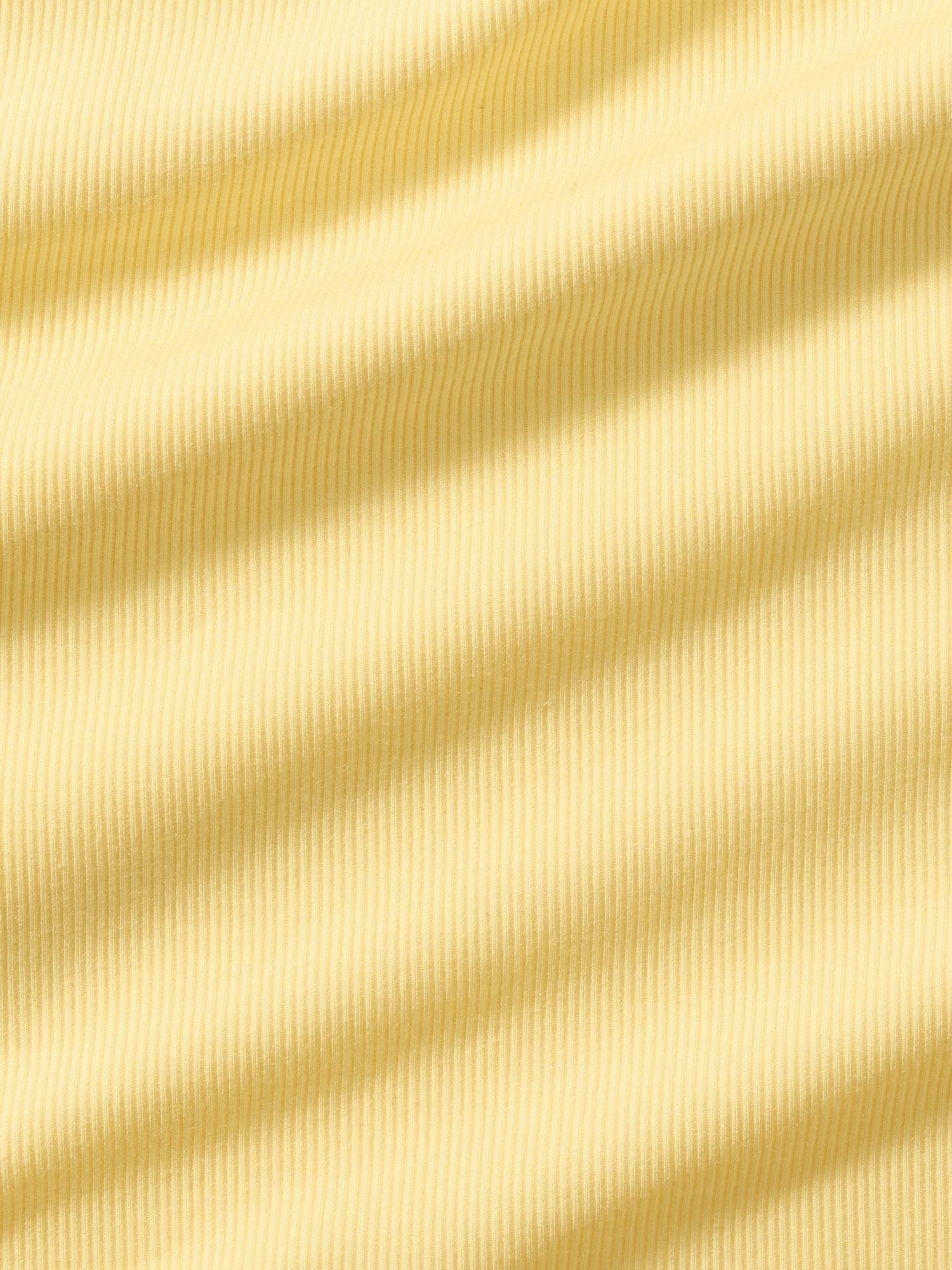 Signature Rib Square Neck Crop Tank Product Image