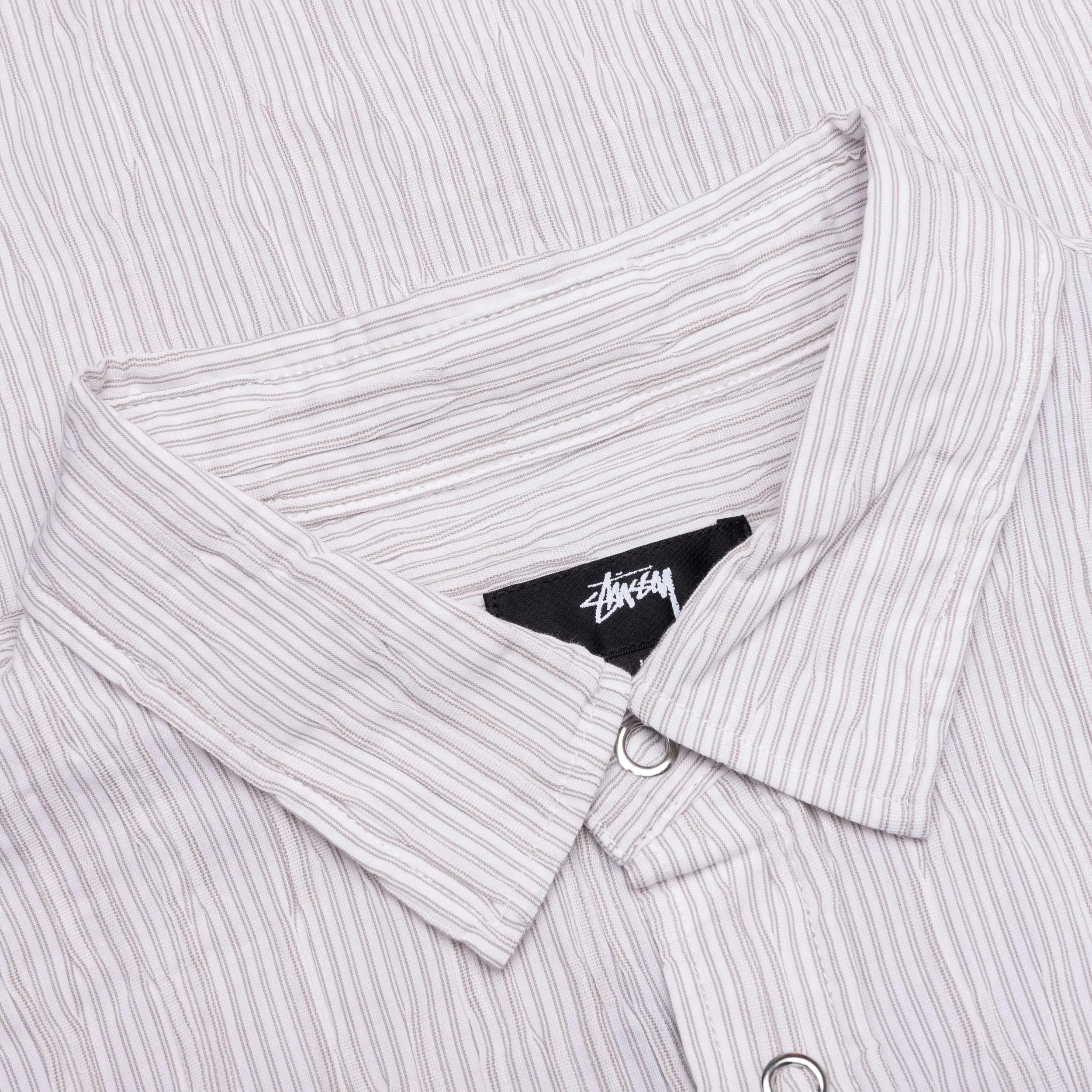 Wavy Striped Shirt - Natural Male Product Image
