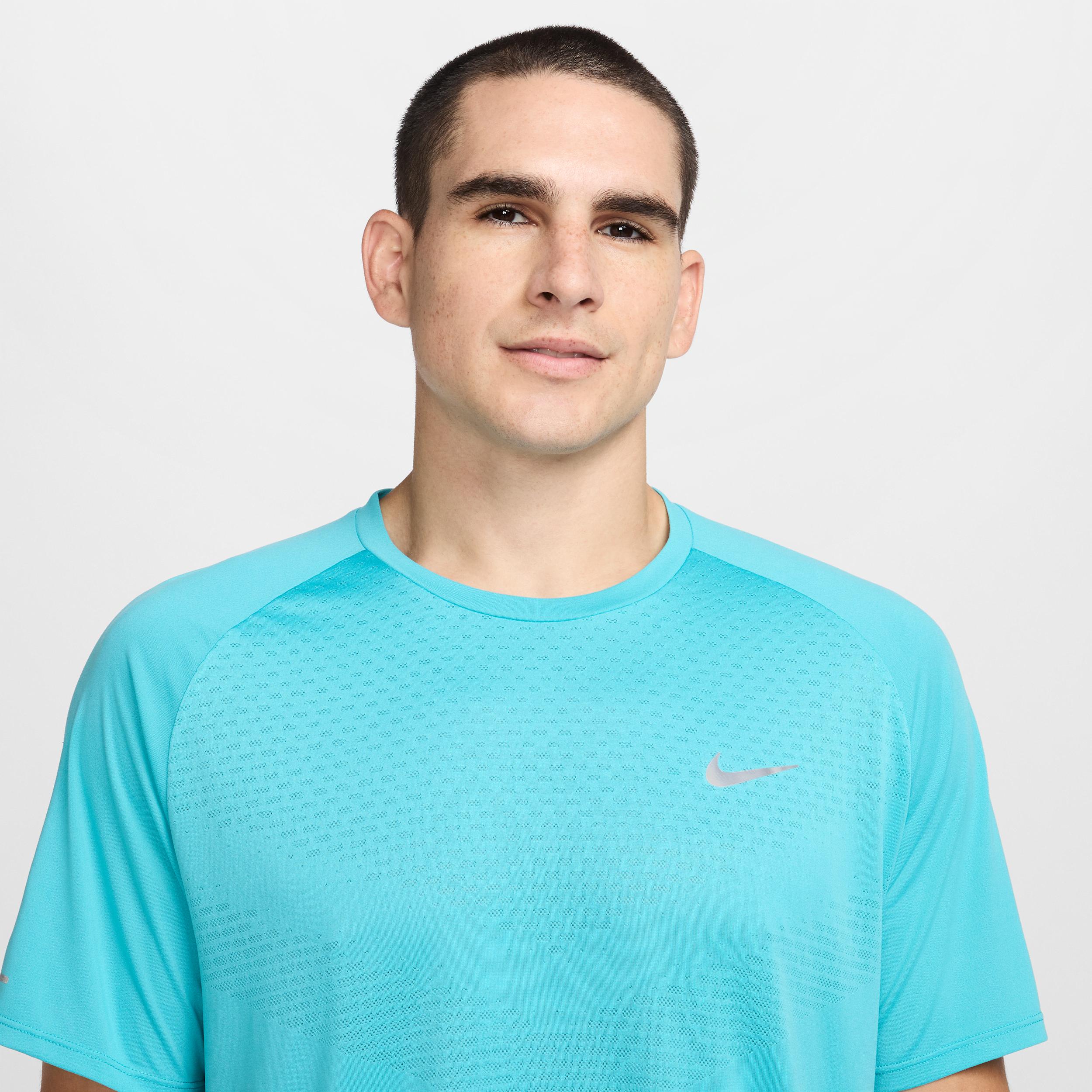 Nike Mens Stride Dri-FIT ADV Short-Sleeve Running Top | HV5203-345 Product Image