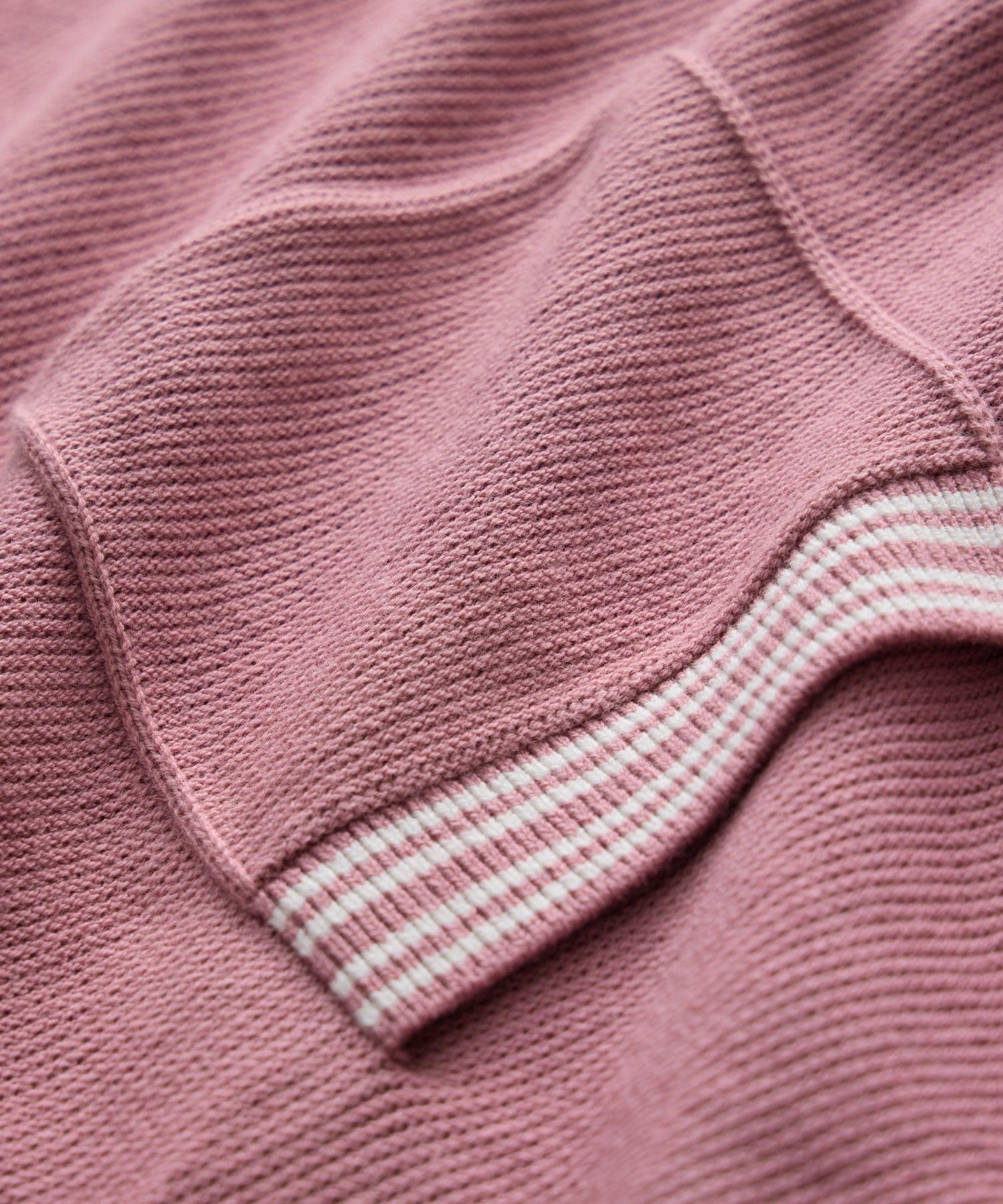 Tipped Waffle Sweater Polo Product Image