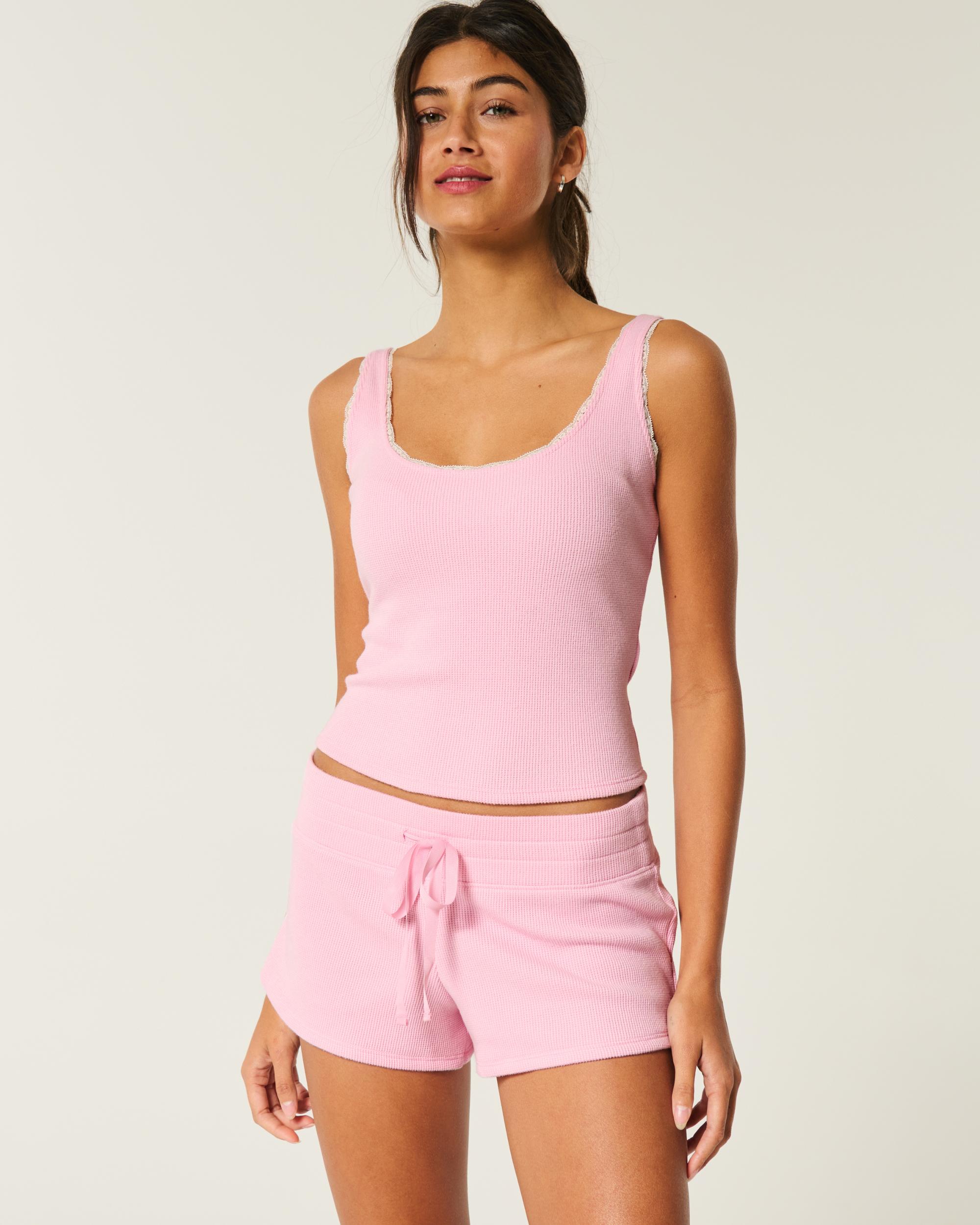 Gilly Hicks Cozy Waffle Mini Shorts Product Image