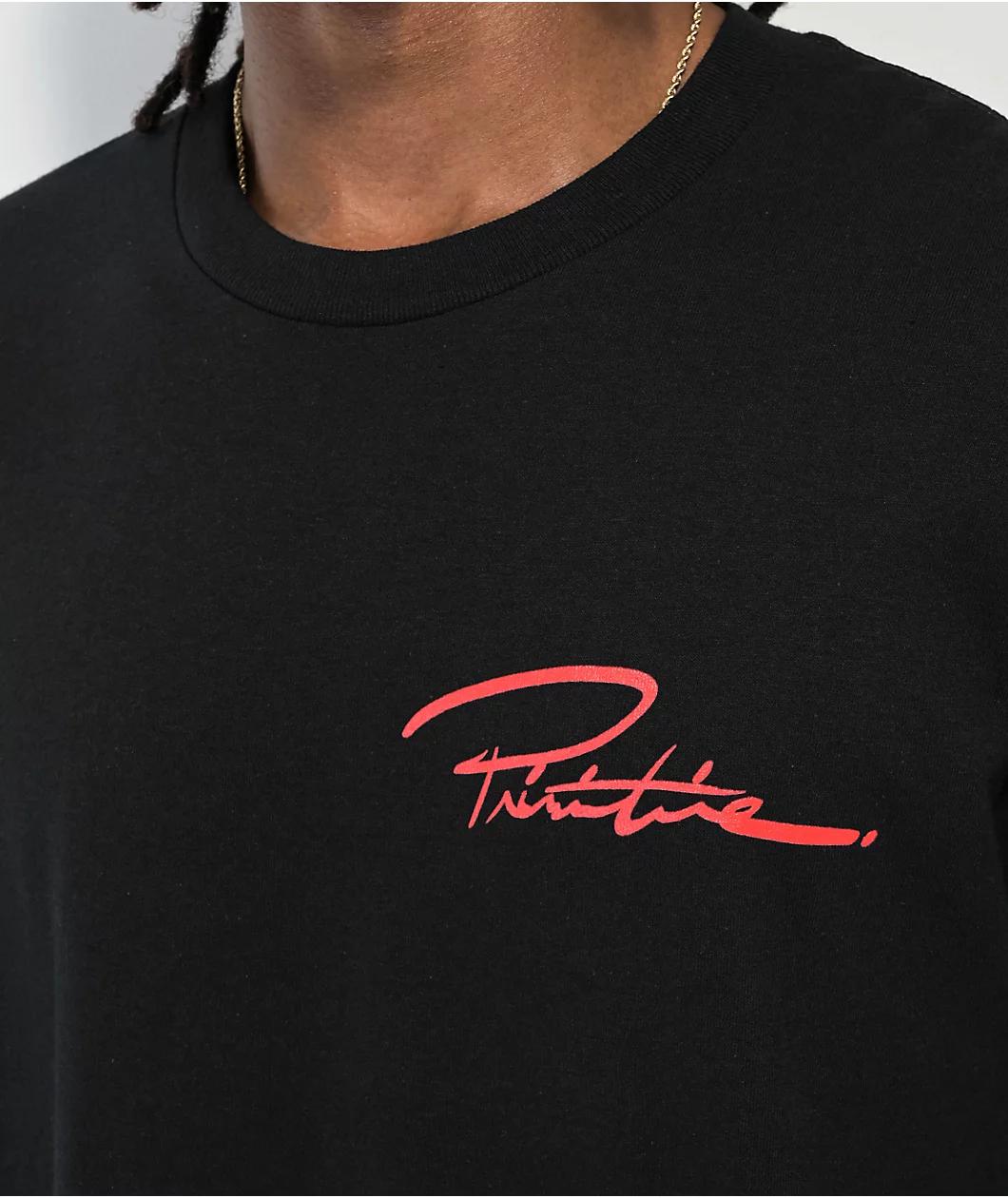 Primitive Open Arms Black T-Shirt Product Image