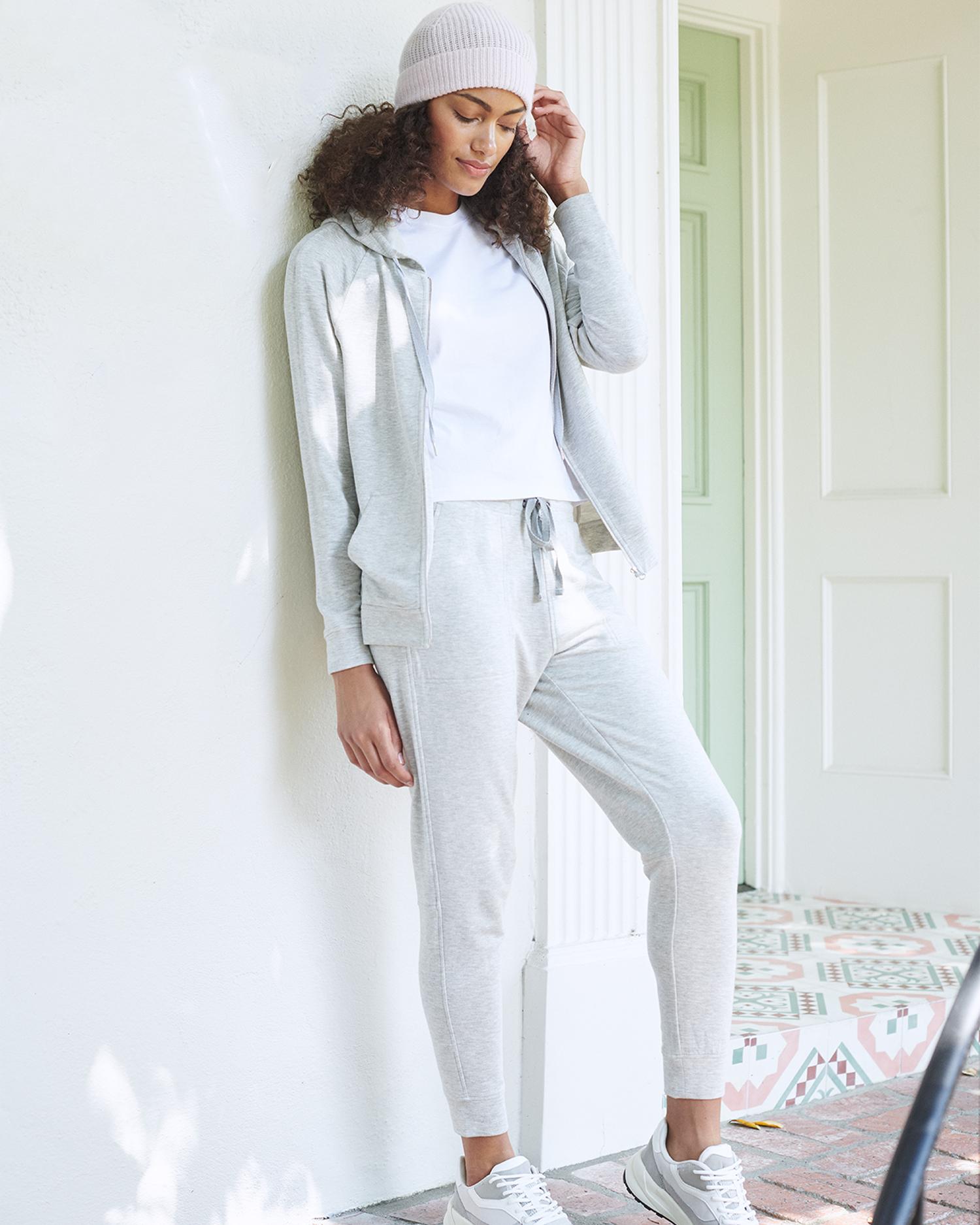 Quince | Women's Fleece Sweatpants Supersoft Fleece Lounge Pants, Lenzing Modal Product Image