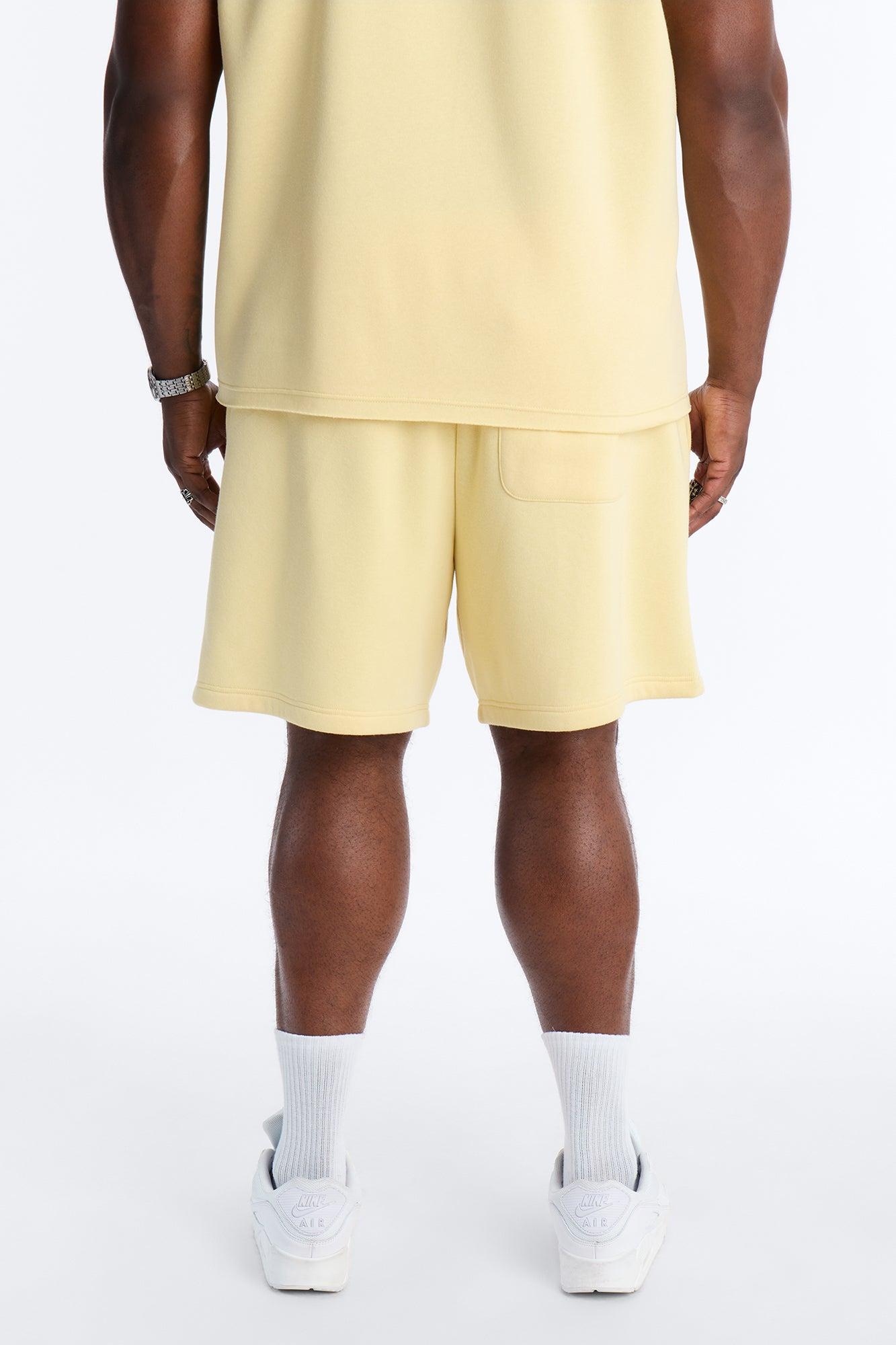 Tyson Sweatshort - Butter Yellow Male Product Image
