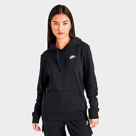 Womens Nike Sportswear Club Fleece Pullover Hoodie | DQ5793-010 Product Image