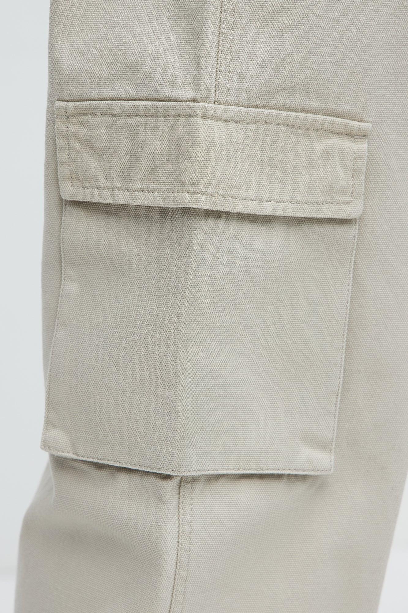 Alexander Utility Straight Cargo Pants - Off White Product Image