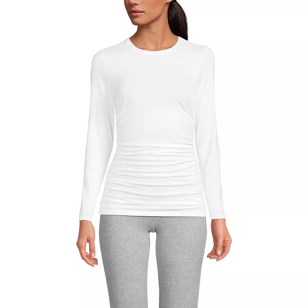Women's Lands' End Power Performance Long Sleeve Fitted T-Shirt,  Product Image