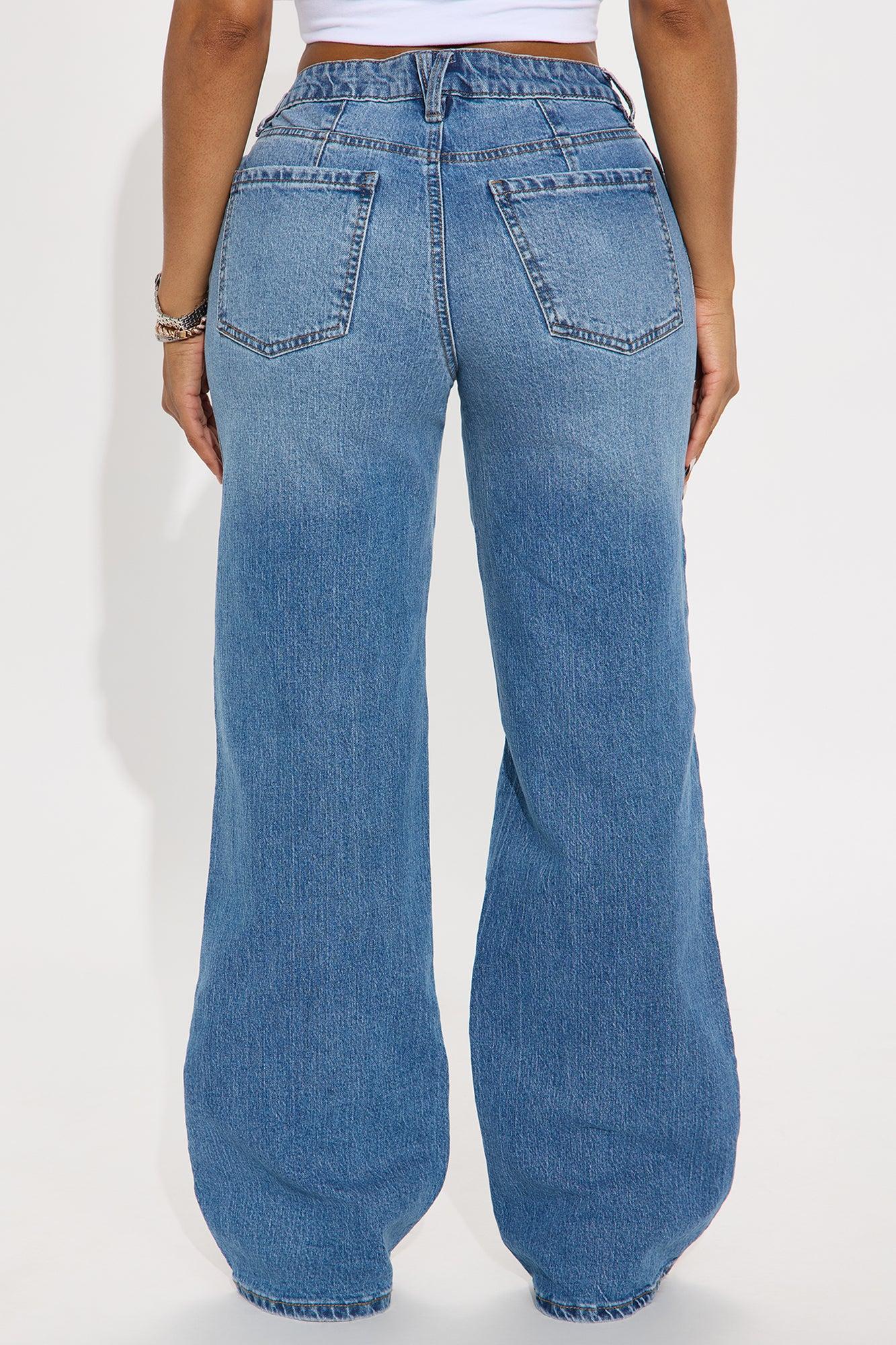 Never Changing Wide Leg Jeans - Medium Wash Product Image