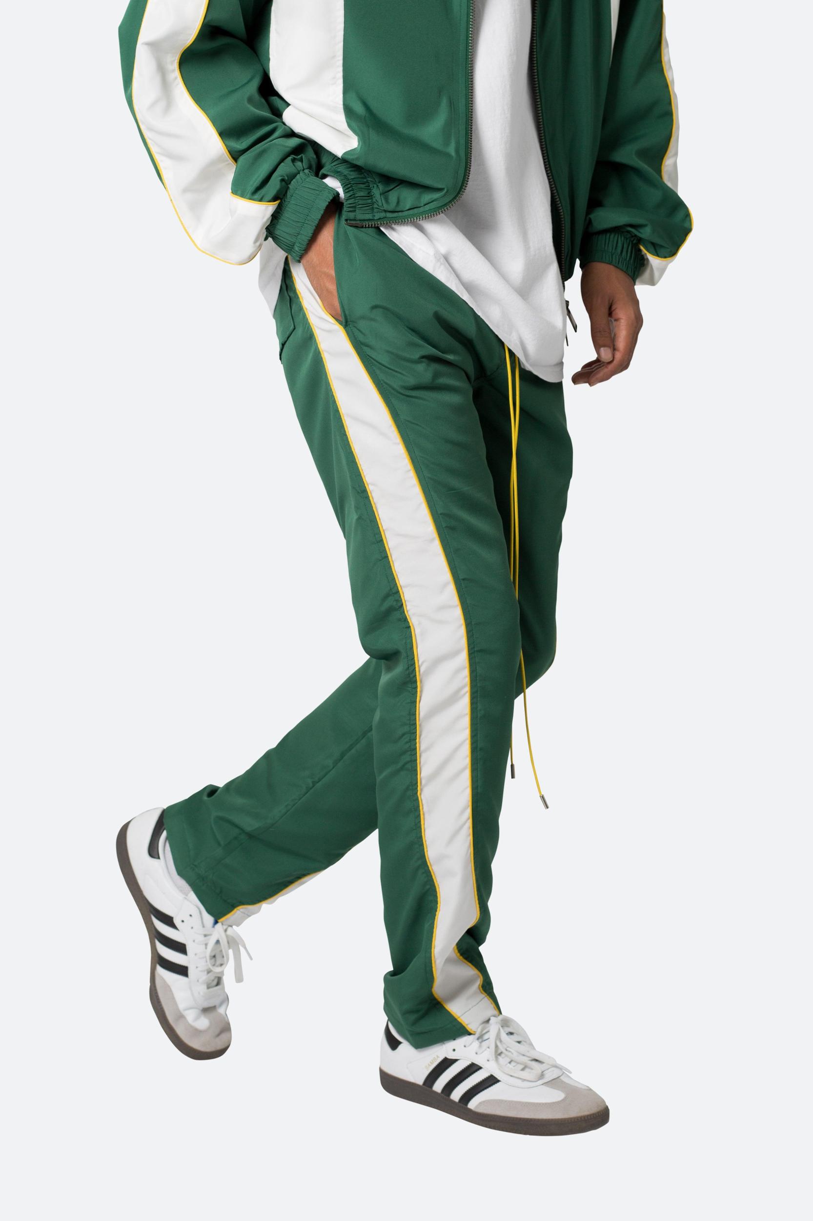 Race Track Pants - Green/White Product Image