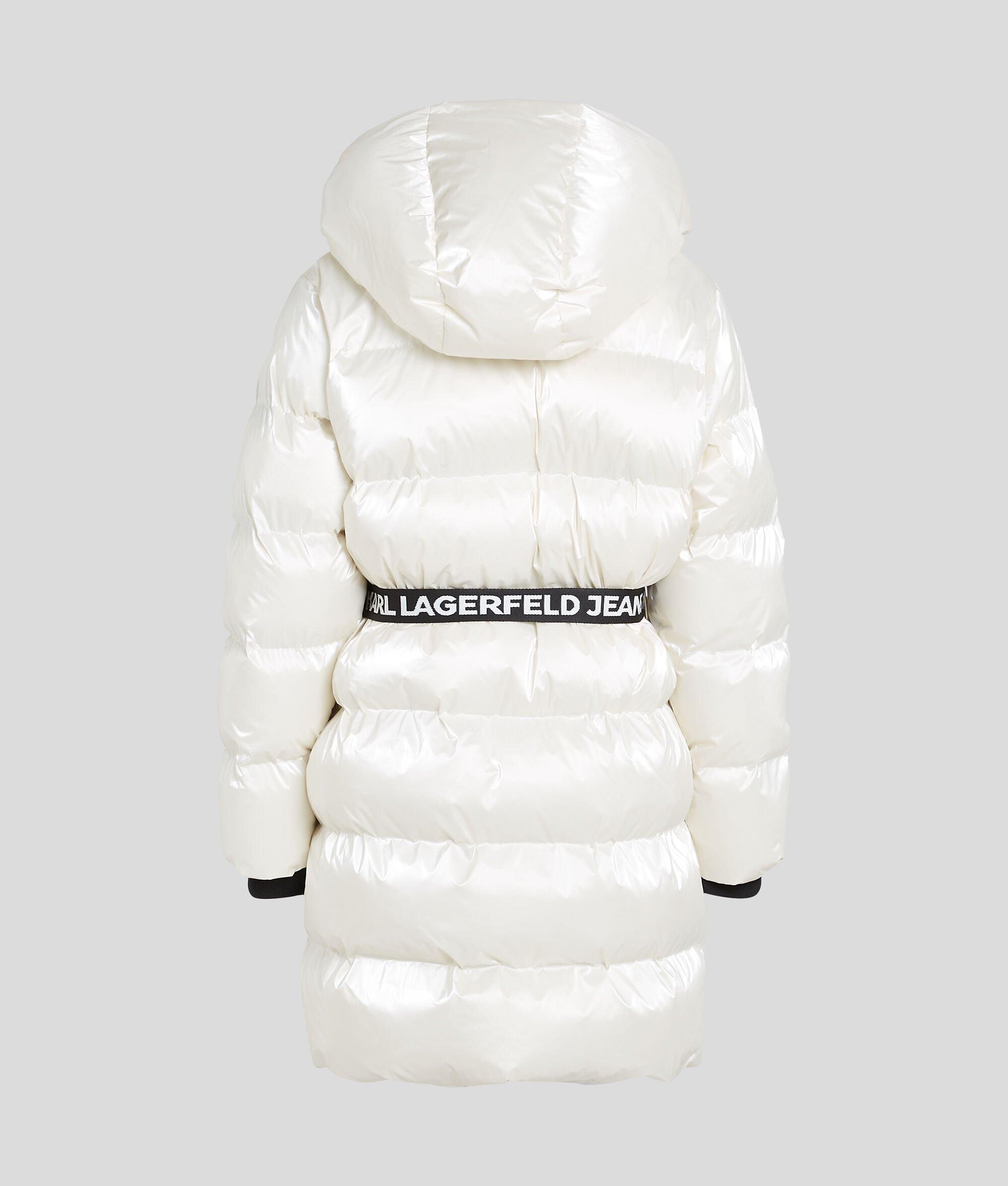 LONG BELTED PUFFER JACKET Product Image
