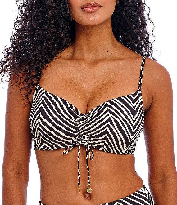 Freya Fiji Falls High Waist Moderate Coverage Swim Bottom Product Image