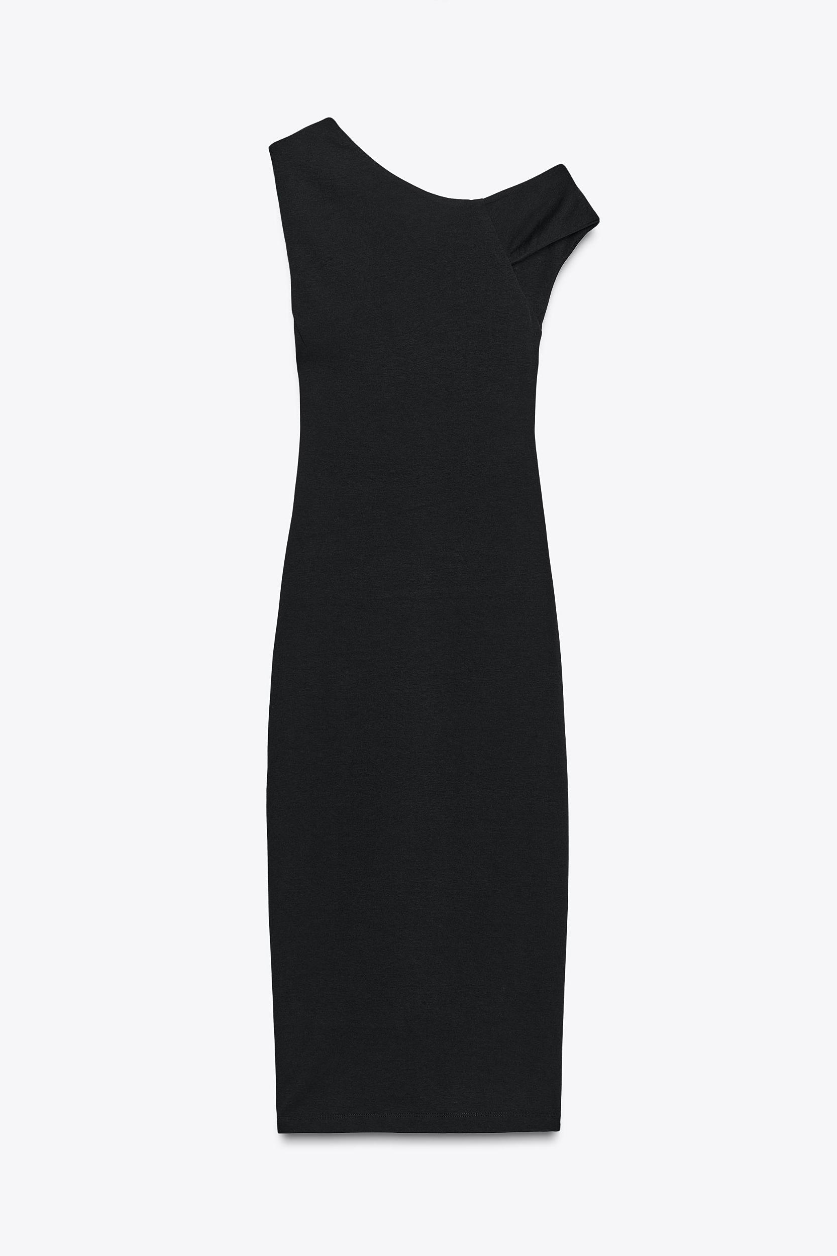 RUCHED MIDI DRESS Product Image