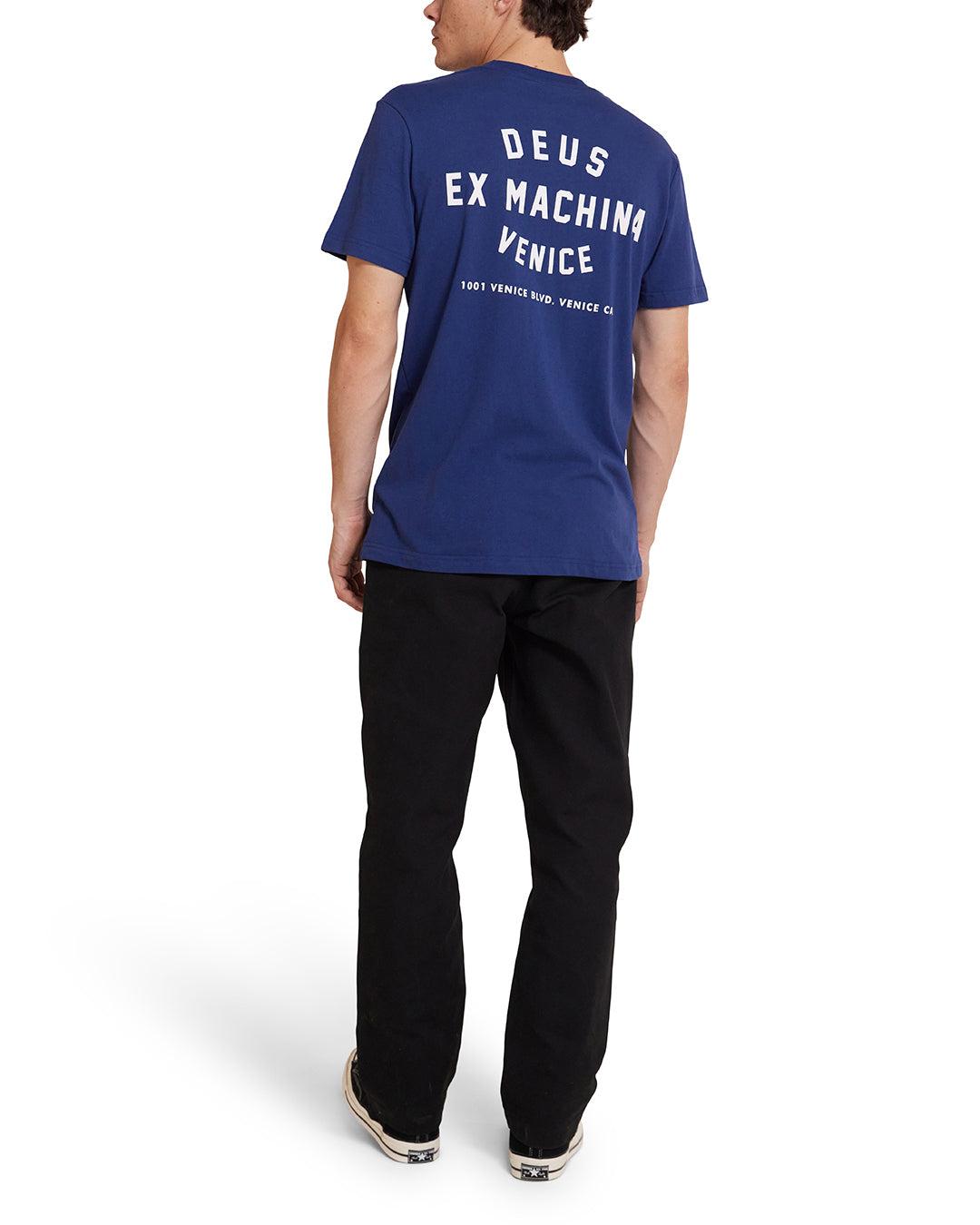Venice Skull Tee - Mechanic Blue Product Image