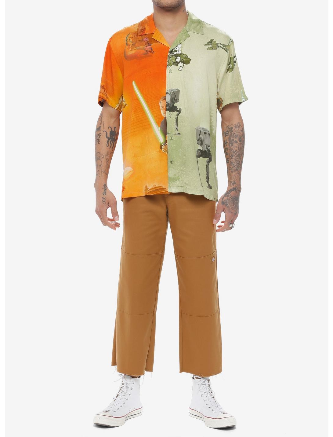 Our Universe Star Wars Tatooine Endor Split Woven Button-Up Product Image