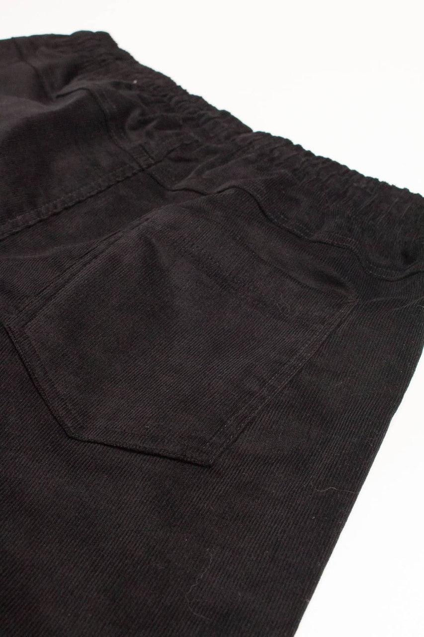 Pitch Black Corduroy Shorts Product Image