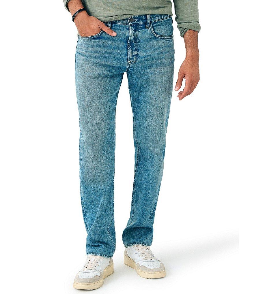 Faherty Slim-Straight Fit Stretch Denim Jeans Product Image