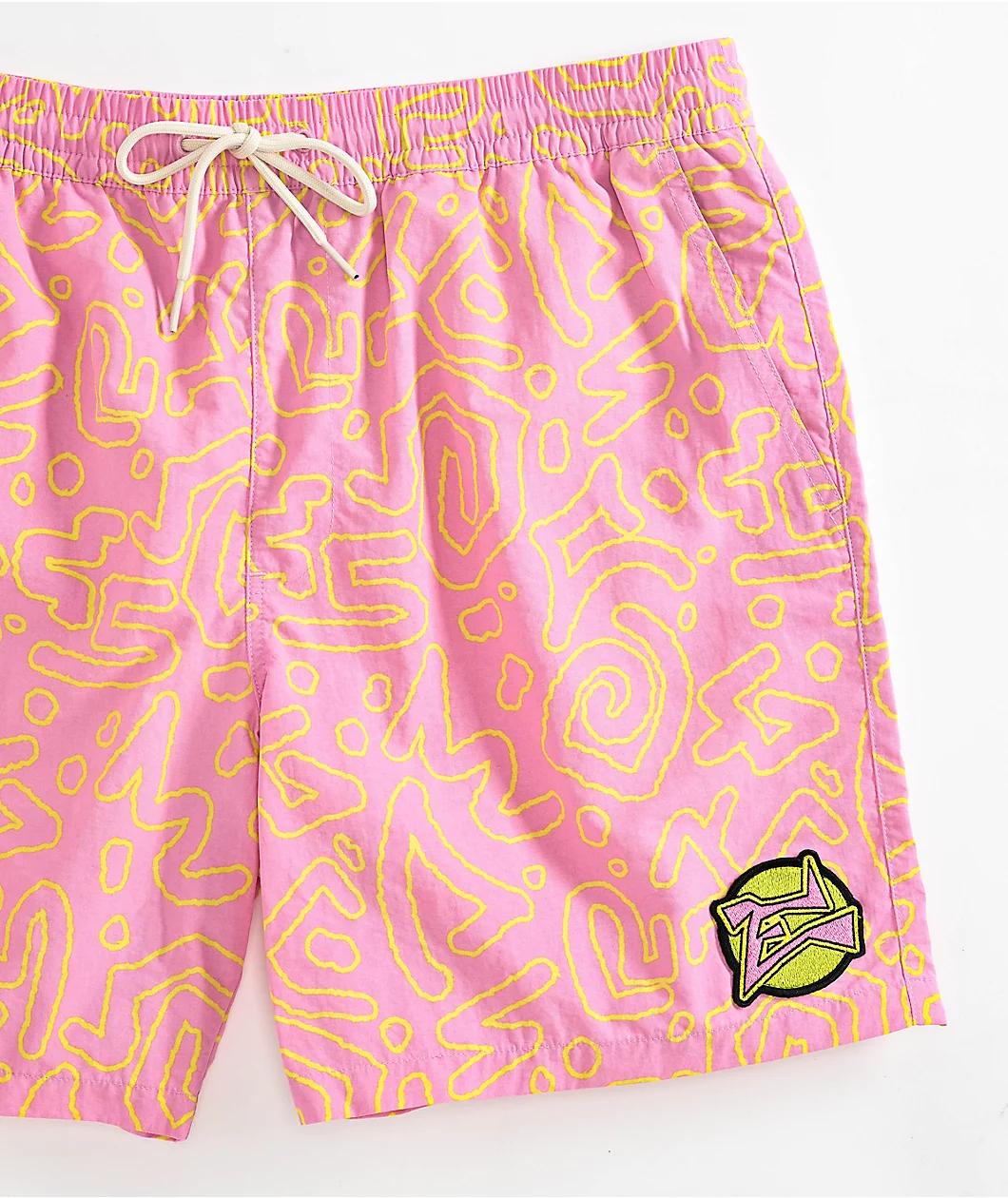 $AD BOYZ by Junior H X Lost Hills Nails Black Mesh Shorts Product Image