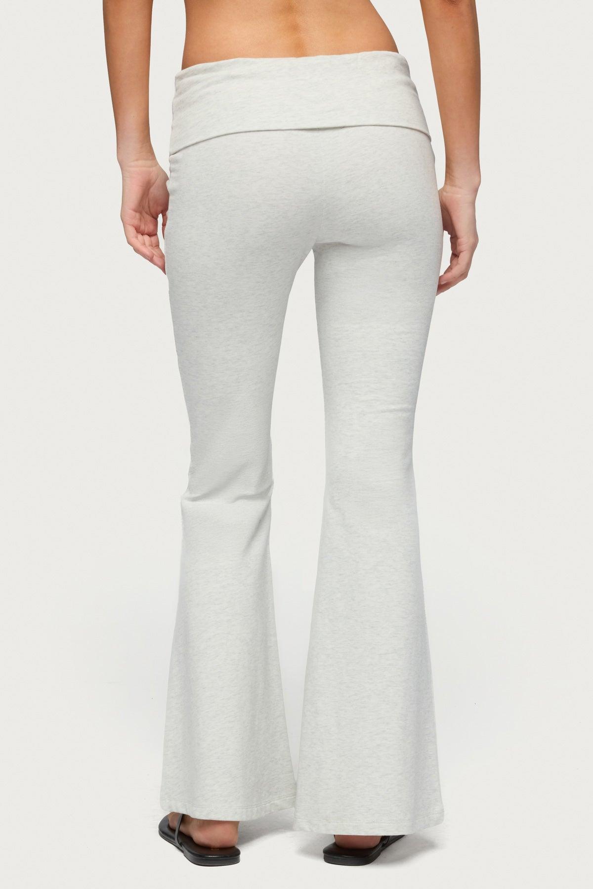 Petite Naomi Foldover Flared Leggings Product Image